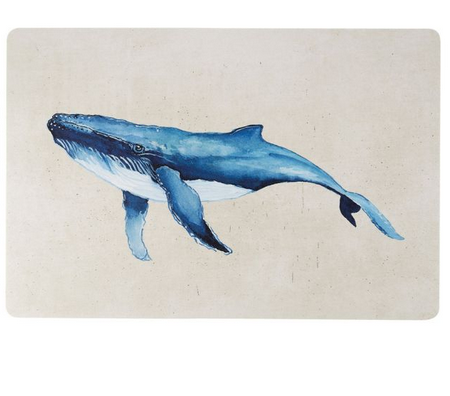 Set de table baleine bleu (r19388)